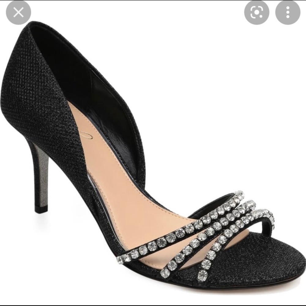 Badgley Mischka Jeweled heels, 8